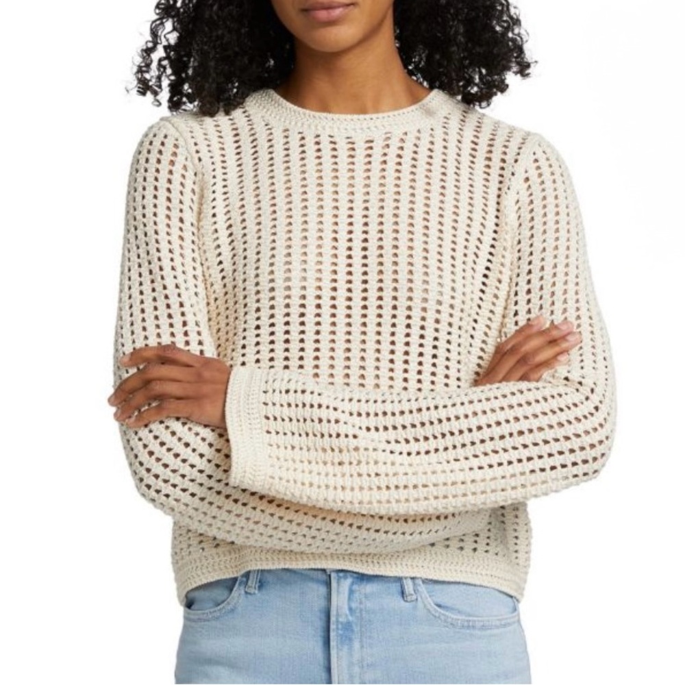 FRAME The Crochet Bell Sweater Size Small - Picture 2 of 10
